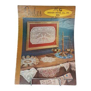 Vintage Lily Design Book No 79 DOILIES Crochet Craft Crochet Pattern Book Doily